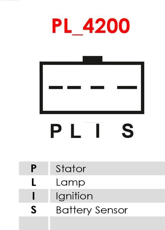 AS-PL A1003 - Генератор autosila-amz.com