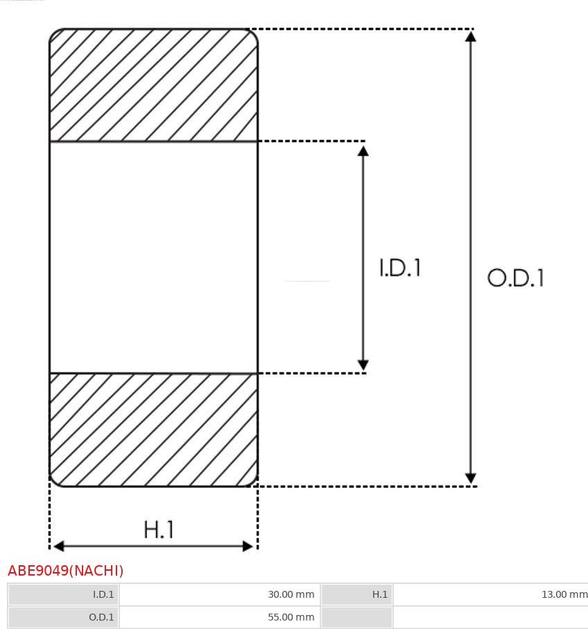 AS-PL ABE9049(NACHI) - Подшипник autosila-amz.com