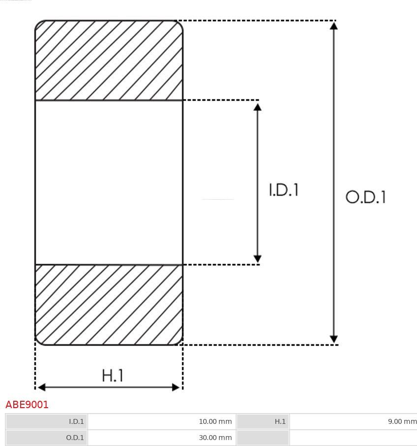 AS-PL ABE9001 - Подшипник autosila-amz.com