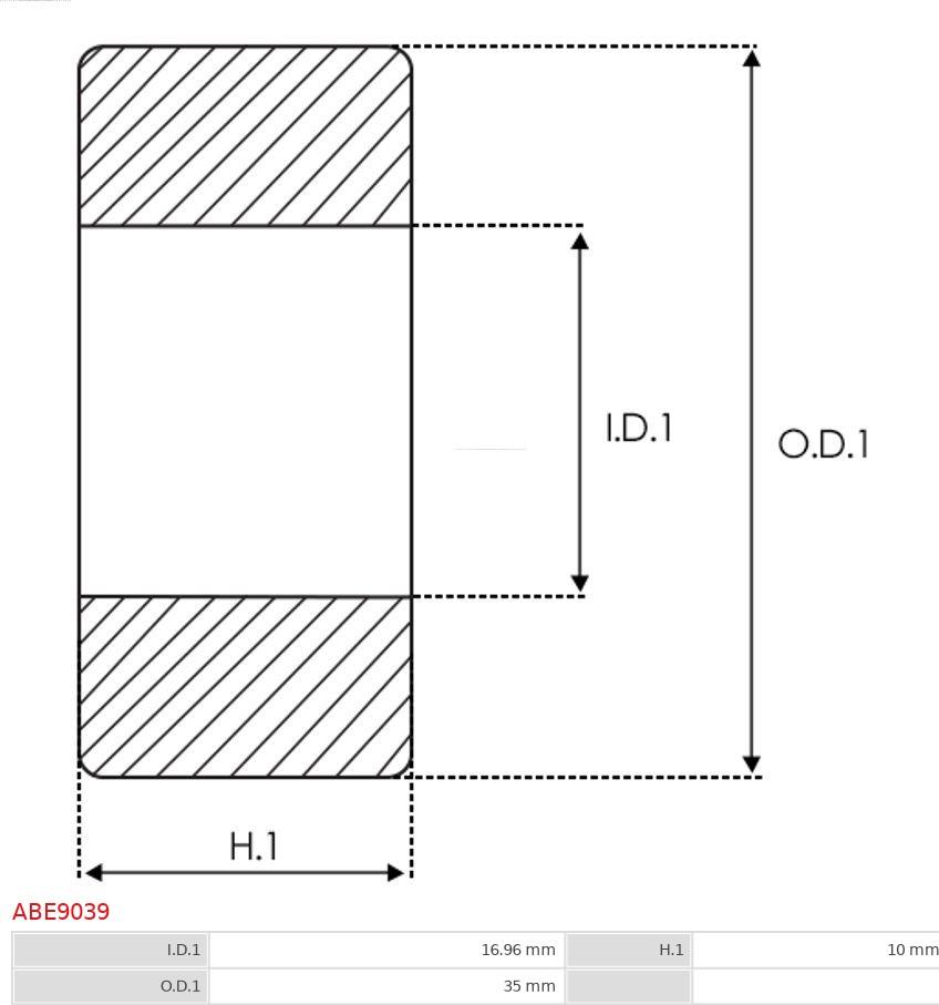 AS-PL ABE9039 - Подшипник autosila-amz.com