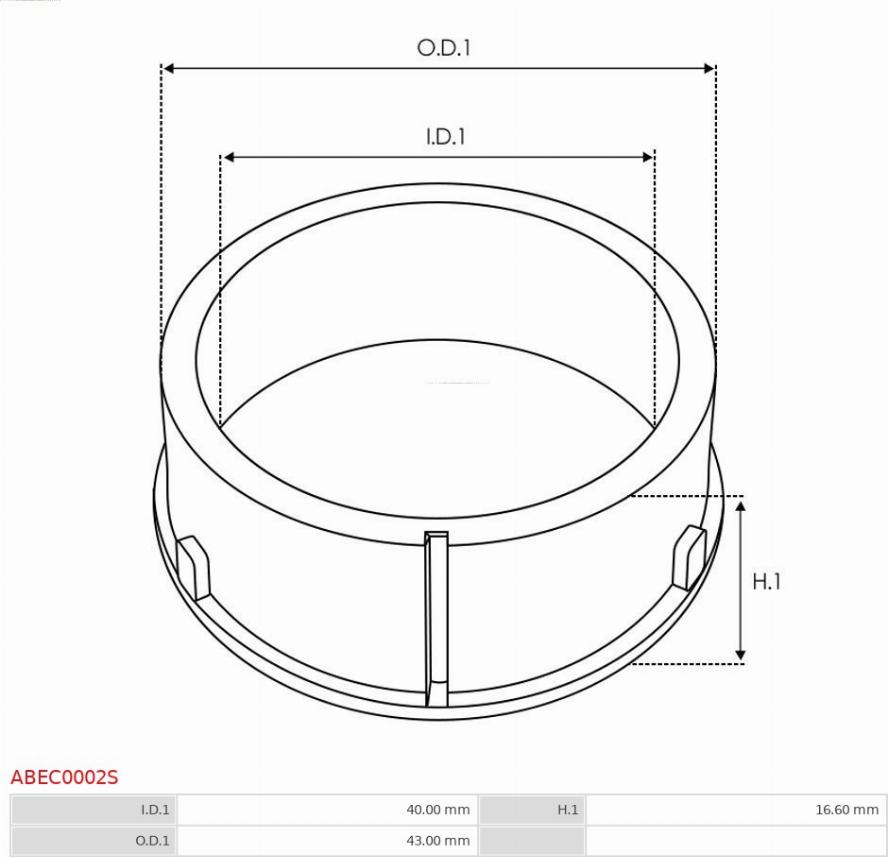 AS-PL ABEC0002S - Защитная крышка, генератор autosila-amz.com