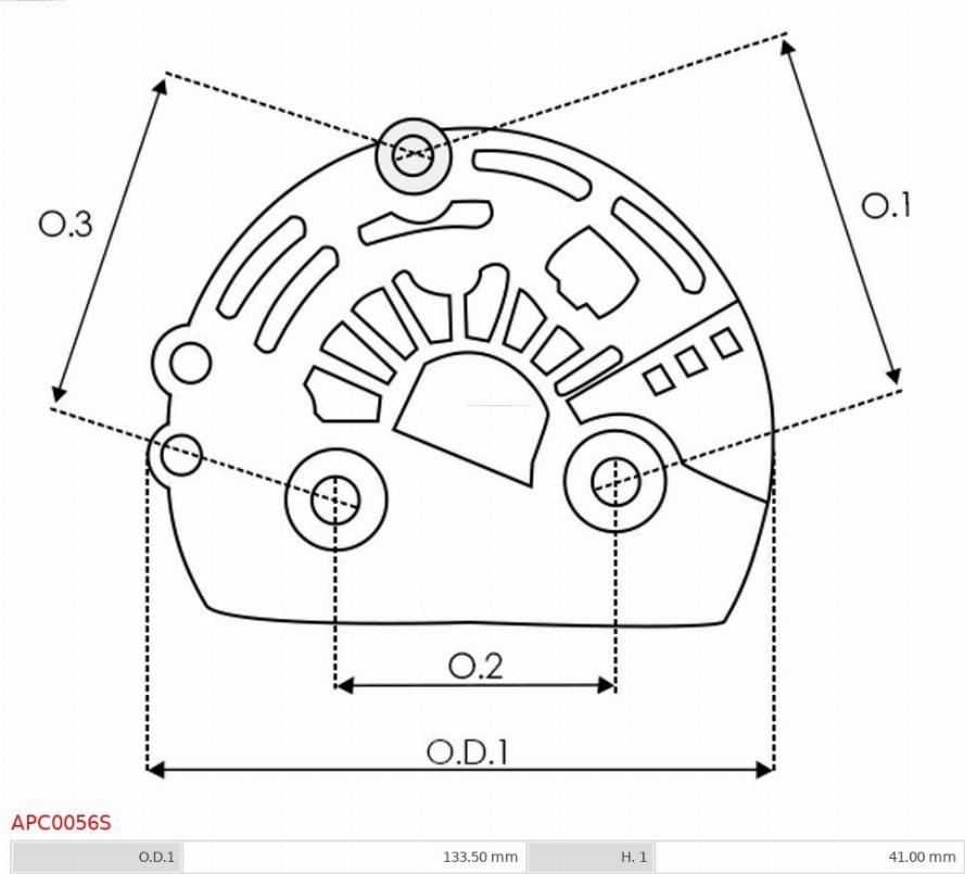 AS-PL APC0056S - Защитная крышка, генератор autosila-amz.com