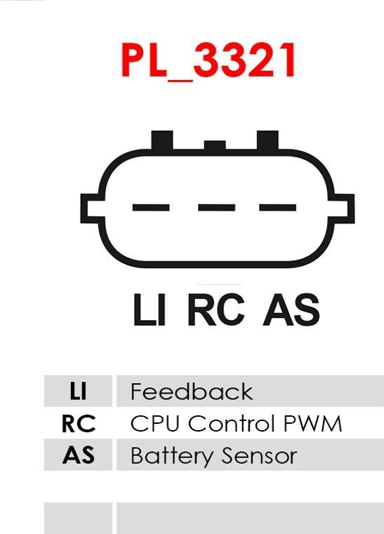 AS-PL ARE6099S2 - Регулятор напряжения, генератор autosila-amz.com