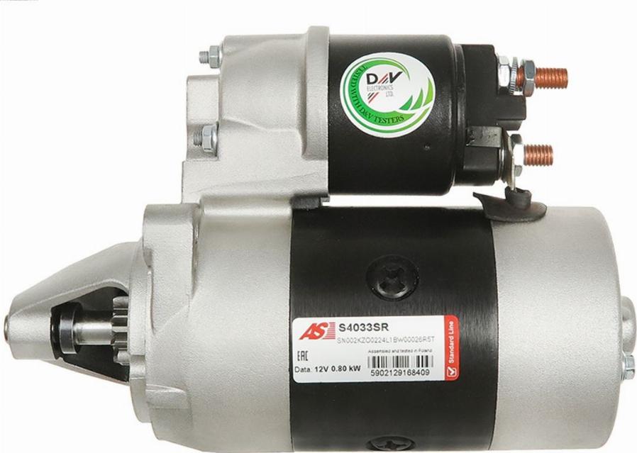 AS-PL S4033SR - Стартер autosila-amz.com