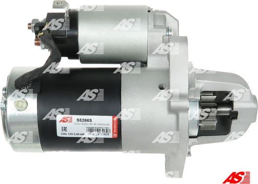 AS-PL S5266S - Стартер autosila-amz.com