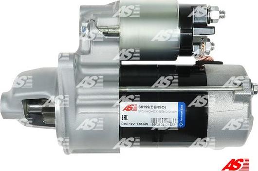 AS-PL S6199(DENSO) - Стартер autosila-amz.com