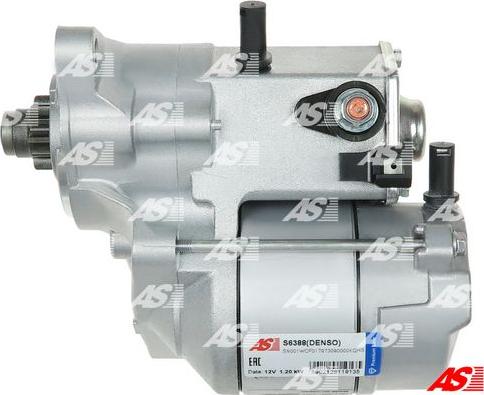 AS-PL S6388(DENSO) - Стартер autosila-amz.com