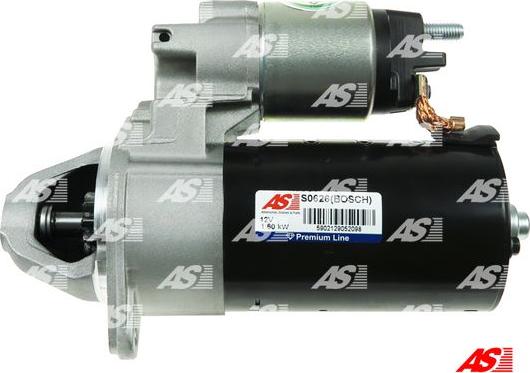 AS-PL S0626(BOSCH) - Стартер autosila-amz.com