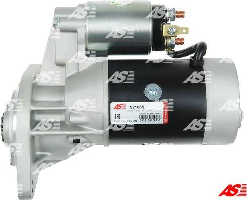 AS-PL S2106S - Стартер autosila-amz.com