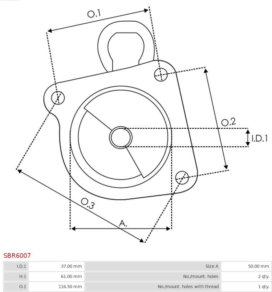 AS-PL SBR6007 - Крышка стартера, карбюратор autosila-amz.com