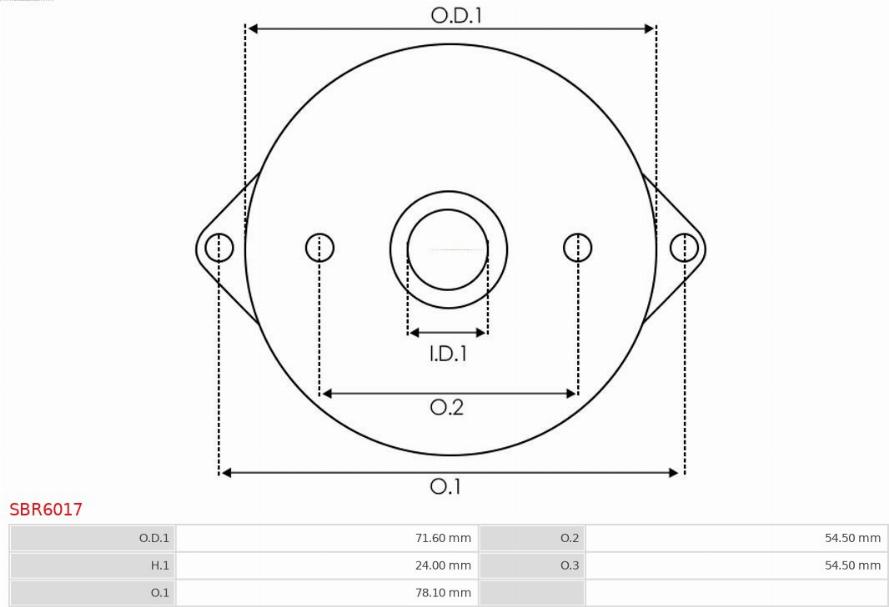 AS-PL SBR6017 - Крышка стартера, карбюратор autosila-amz.com