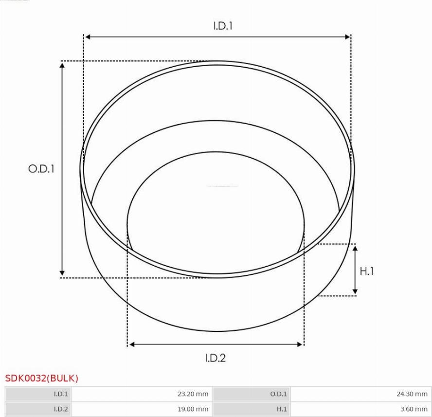 AS-PL SDK0032(BULK) - Ремкомплект, стартер autosila-amz.com