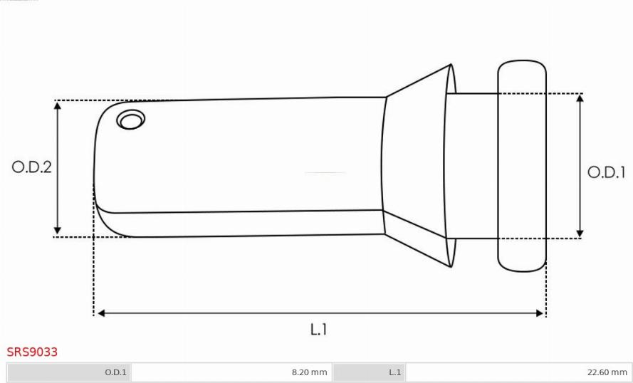 AS-PL SRS9033 - Ремкомплект, стартер autosila-amz.com