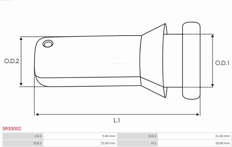 AS-PL SRS5002 - Ремкомплект, стартер autosila-amz.com