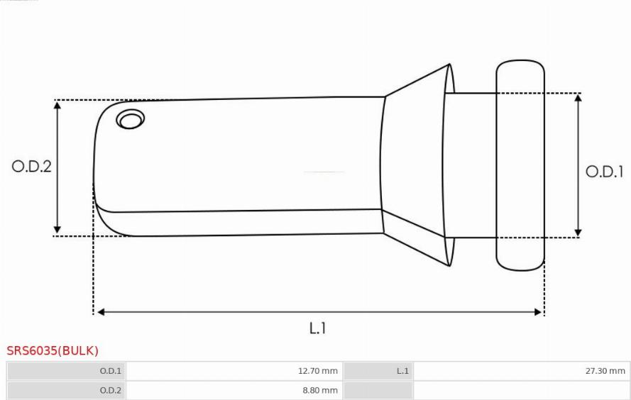 AS-PL SRS6035(BULK) - Ремкомплект, стартер autosila-amz.com