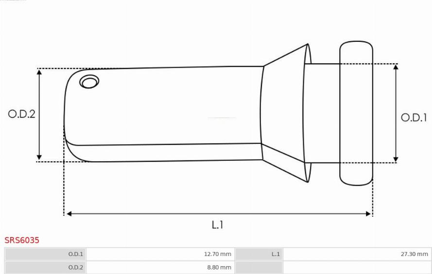 AS-PL SRS6035 - Ремкомплект, стартер autosila-amz.com