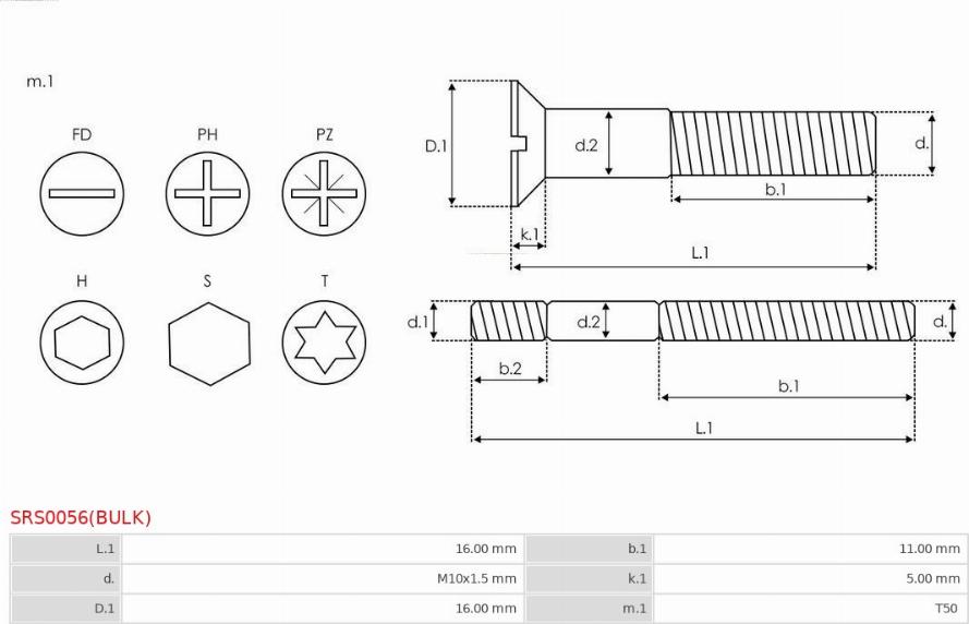 AS-PL SRS0056(BULK) - Ремкомплект, генератор autosila-amz.com