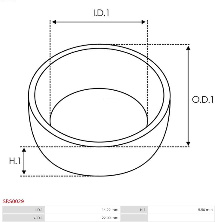 AS-PL SRS0029 - Ремкомплект, стартер autosila-amz.com