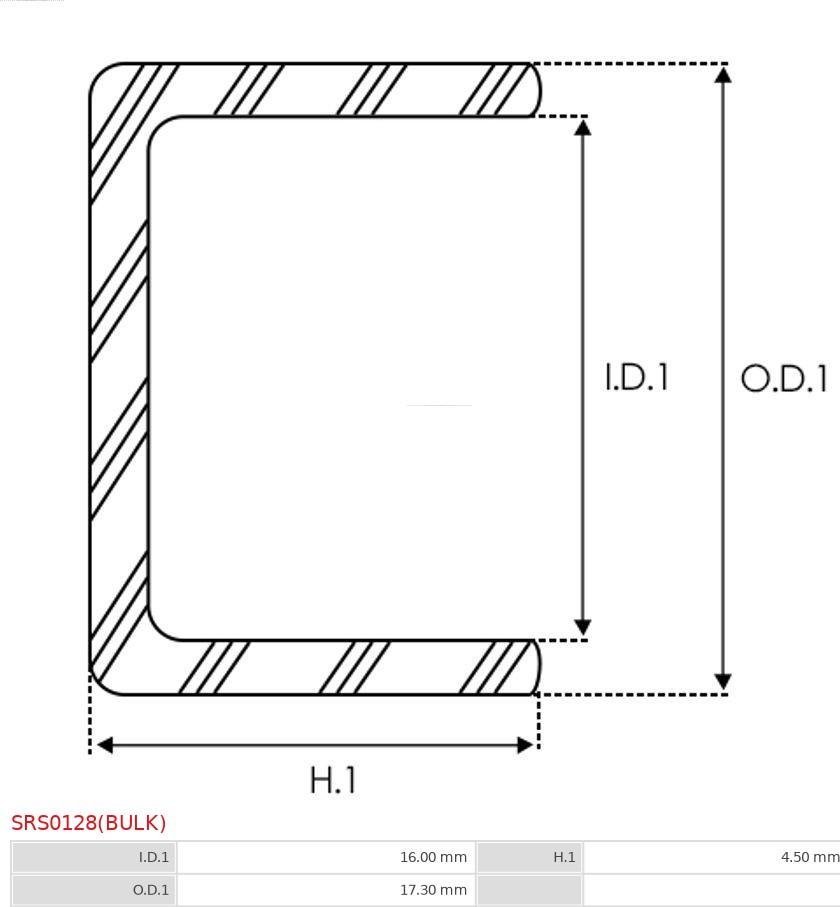 AS-PL SRS0128(BULK) - Ремкомплект, стартер autosila-amz.com