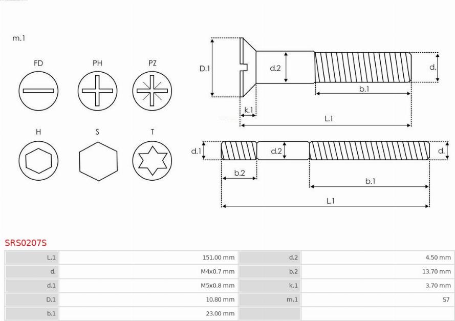 AS-PL SRS0207S - Ремкомплект, генератор autosila-amz.com