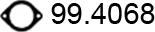ASSO 99.4068 - Прокладка, труба выхлопного газа autosila-amz.com