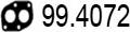 ASSO 99.4072 - Прокладка, труба выхлопного газа autosila-amz.com