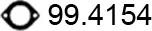 ASSO 99.4154 - Прокладка, труба выхлопного газа autosila-amz.com