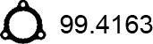 ASSO 99.4163 - Прокладка, труба выхлопного газа autosila-amz.com