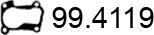ASSO 99.4119 - Прокладка, труба выхлопного газа autosila-amz.com
