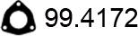 ASSO 99.4172 - Прокладка, труба выхлопного газа autosila-amz.com