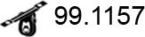 ASSO 99.1157 - Кронштейн, втулка, система выпуска ОГ autosila-amz.com