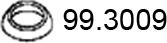 ASSO 99.3009 - Уплотнительное кольцо, труба выхлопного газа autosila-amz.com