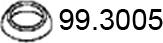 ASSO 99.3005 - Уплотнительное кольцо, труба выхлопного газа autosila-amz.com