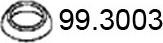 ASSO 99.3003 - Уплотнительное кольцо, труба выхлопного газа autosila-amz.com