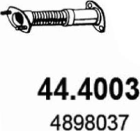 ASSO 44.4003 - Труба выхлопного газа autosila-amz.com