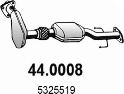 ASSO 44.0008 - Катализатор autosila-amz.com