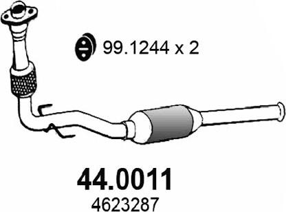 ASSO 44.0011 - Катализатор autosila-amz.com