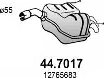 ASSO 44.7017 - Глушитель выхлопных газов, конечный autosila-amz.com