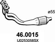 ASSO 46.0015 - Катализатор GOLF 2.0i VARIANT 5/1999 autosila-amz.com