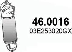 ASSO 46.0016 - Катализатор autosila-amz.com