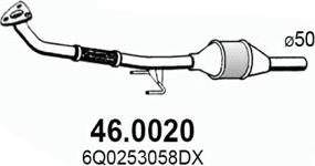 ASSO 46.0020 - Катализатор SEAT CORDOBA 1.9 TDi 09/02 autosila-amz.com