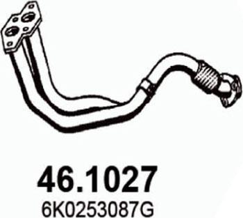 ASSO 46.1027 - Труба выхлопного газа autosila-amz.com
