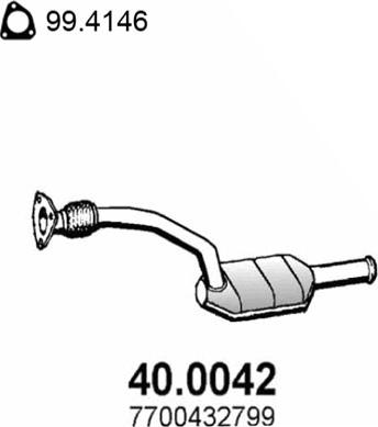 ASSO 40.0042 - Катализатор autosila-amz.com