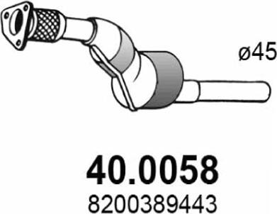 ASSO 40.0058 - Катализатор autosila-amz.com