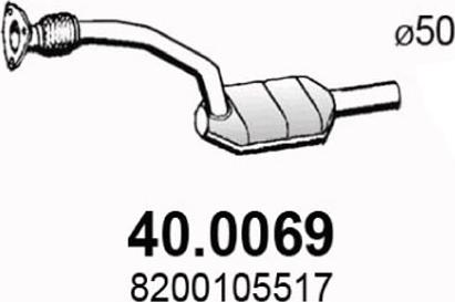 ASSO 40.0069 - Катализатор autosila-amz.com