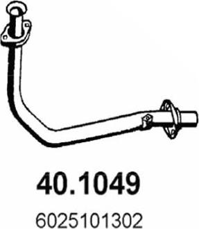 ASSO 40.1049 - Труба выхлопного газа autosila-amz.com
