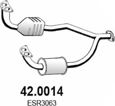 ASSO 42.0014 - Катализатор autosila-amz.com