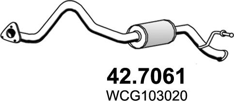 ASSO 42.7061 - Глушитель выхлопных газов, конечный autosila-amz.com