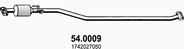 ASSO 540009 - Шпилька ступицы колеса autosila-amz.com