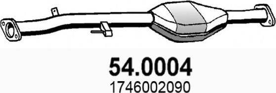 ASSO 54.0004 - Катализатор autosila-amz.com